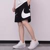 Nike Sportswear Double Swoosh Large Logo Relaxed Fit Shorts Men Shorts Black DD5998-010