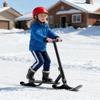 Schneescooter Umbausatz 1 Paar Leichtgewicht Ergonomisch Wintersport Schlitten Schnee Schlitten Ski Scooter Umbausatz für Sand