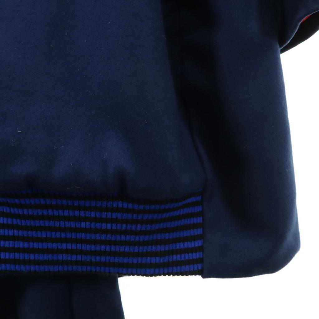 Hui-hui Made In Germany Wool Coat S Navy Women Used