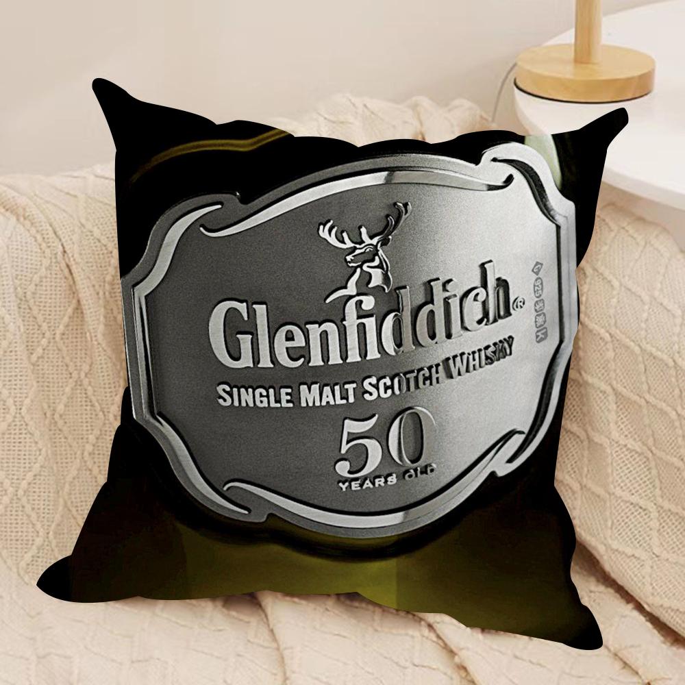 The G-Glenfiddichs Custom Cushion Cover Silky Short Plush Double-Sided Printed Pillow Case For Sofa All Seasons Home Decor Gift