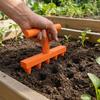 Plastic Handheld Sowing Tool 5-Prong Depth Marker Tool Seeder Spreader Planter  Flower Planting