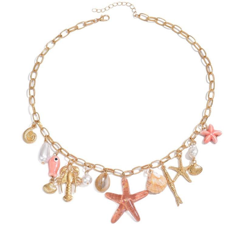 Necklace New Imitation Pearl Pendant Niche High-end Bohemian Clavicle Chain Women's Accessories