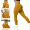 Plus Size High Waist Yoga Pants with Side Pockets - Women's Sports Leggings