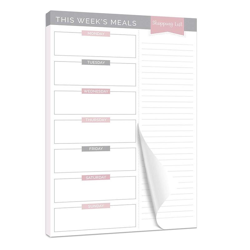 Cross-border Diet Plan: Tear-off Menu, Daily Recipe, Sticky Note Schedule
