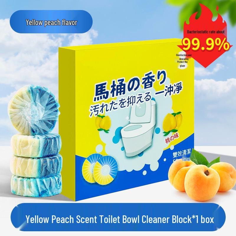 Automatic Disposable Toilet Bowl Cleaner & Deodorizer - Removes Odors & Descales
