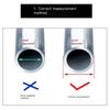 1Pcs Cross Clamp U Bolt Durable Steel Connector Scaffolding Fixing Tube Pipe Clip 20 25 32 40 50 M8 Galvanized Hose Clamp