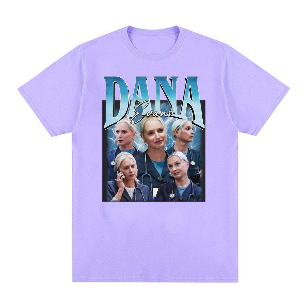 Dana Evans Vintage Retro Nurse Fan Print T Shirt Unisexs Clothing Fashion Vintage Short Sleeve Tshirts Casual Oversized Tee Shirt