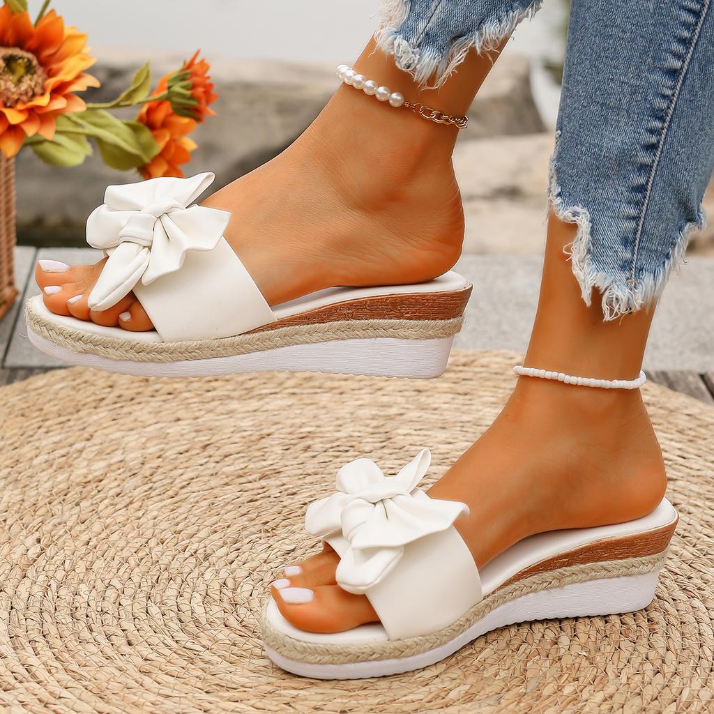 Women Slippers  New High Quality Summer Women Sandals Solid Color Outdoor Platform Slippers Water Proof Casual Slides Woman