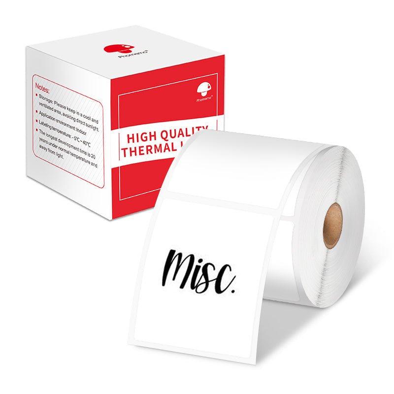 Phomemo M110 Thermodruck-Etikettenpapier: Selbstklebende, wasserdichte Preisschilder für Schmuck & Bekleidungsetiketten