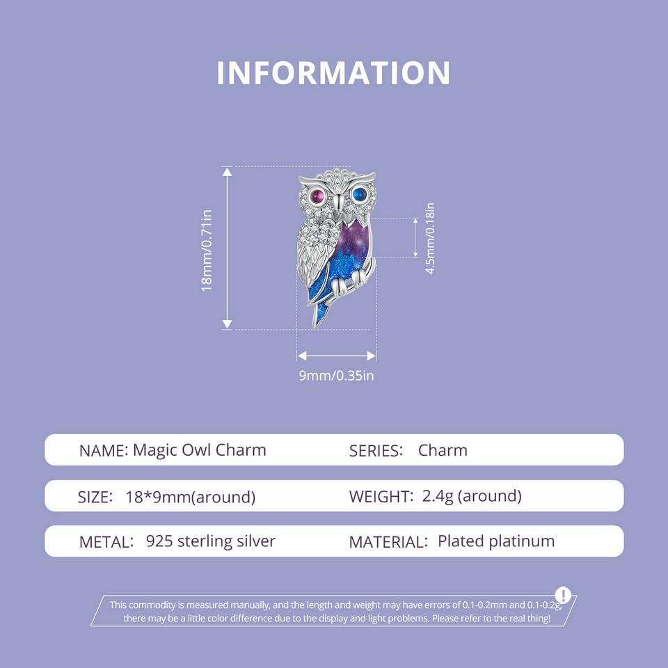 BAMOER 925 Sterling Silver Magic Butterfly Charms Sun and Moon Beads Fit Women Original Bracelets DIY Jewelry