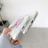 Transparent Case For Samsung Galaxy S23 S 23 Ultra S23 Plus Cover Cartoon Flowers Soft TPU Shockproof Funda For Samsung S24+ Bag