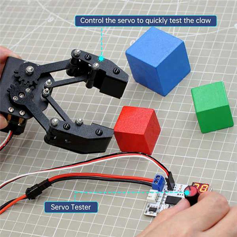 Aug. Metal Mechanical Claw Robotic Gripper Digital Servo Alloy Big Claw Manipulator Robot Diy Maker