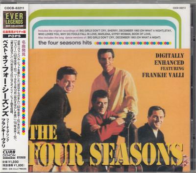 CD FOUR SEASONS  Four Seasons Hits COCB83211PROMO CURB DENON 1999 Japan ObiRock Used