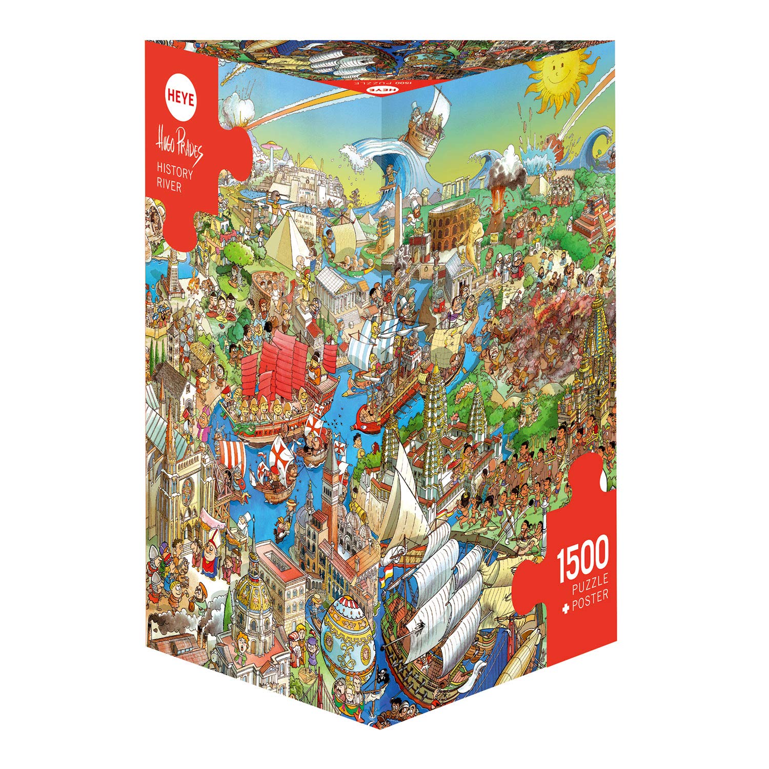 

1500 деталей HEYE Puzzle 29890 Hugo History River Prades