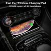 Car Wireless Charger for Iphone 16 15 15 14 13 12 Pro Max Samsung S24 S23 Induction Wireless Car Charging Silicone Non-slip Pad