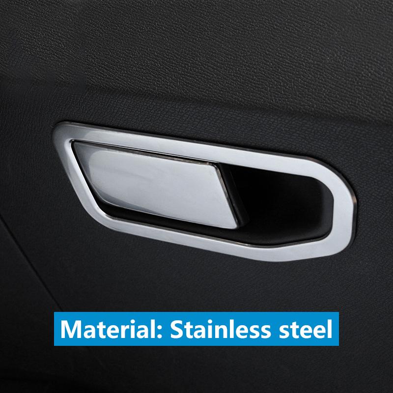 For Peugeot 3008 5008 GT 2017 2018 2019 2020 2021 2022 2023 Car Co-pilot Glove Storage Box Handle Covers Decoration Accessories