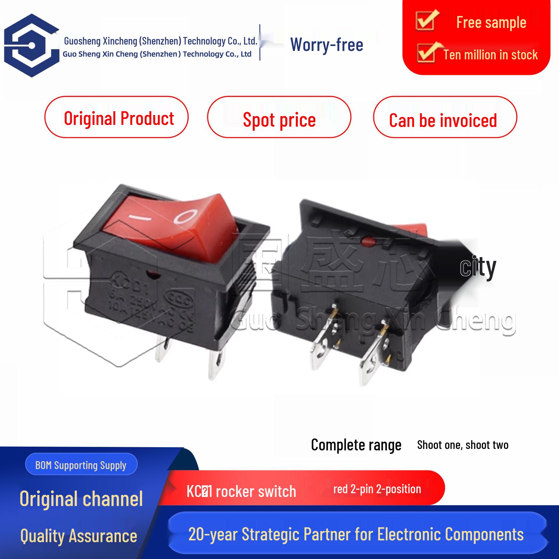 

Multi-Pin Rocker Switch with Light – 2/3-Position Options in White, Red, Black, Green