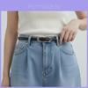Ladies Genuine Leather Belt For Jeans With Alloy Buckle For Casual And Work Wear