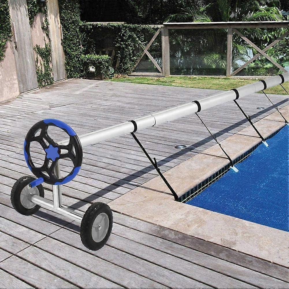 Gorgeousy Swimming Pool Solar Cover Reel Fixing Kit,Swimming Pool Cover Reel Set Firm, Firm and Sturdy Swimming Pool Solar Reel Tube