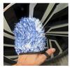 Ultra Fine Fiber Car Wheel Cleaning And Washing Gloves Strong Water Absorption Gap Coral Velvet Plush Gloves Wipe The Towel Amag