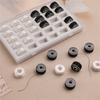 30Pcs Sewing Machine Sewing Thread Set Assorted Colors Bobbins & Sewing Thread Prewound Bobbins Thread with Storage Box