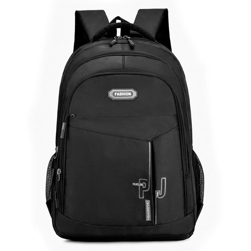 Letter Printed Oxford Fabric Business Laptop Backpack With Lightweight Design For High School Students