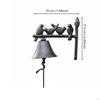 Rustic Cast Iron Chime Bell Decorative Wall Art Outdoor