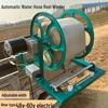Automatic Electric Hose Reel for Agricultural Irrigation (48V/60V) with Drip Irrigation Tape Retractor.