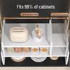 Retractable Kitchen Countertop Spice & Dish Storage Rack
