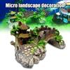 Resin Arch Bridge for Micro-Landscape Decoration 14.5cm Length 5.5cm Height 6cm Width Eco-Friendly Resin Material Suitable for Fish Tank Display