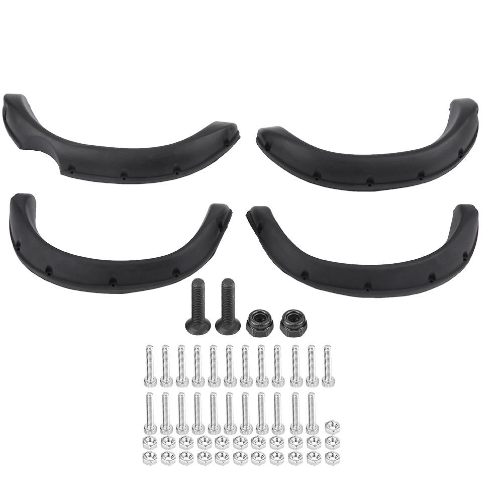 

RC Car Rubber Wheels Fender Flares for Tamiya TF2 110 Scale Remote Control Crawler