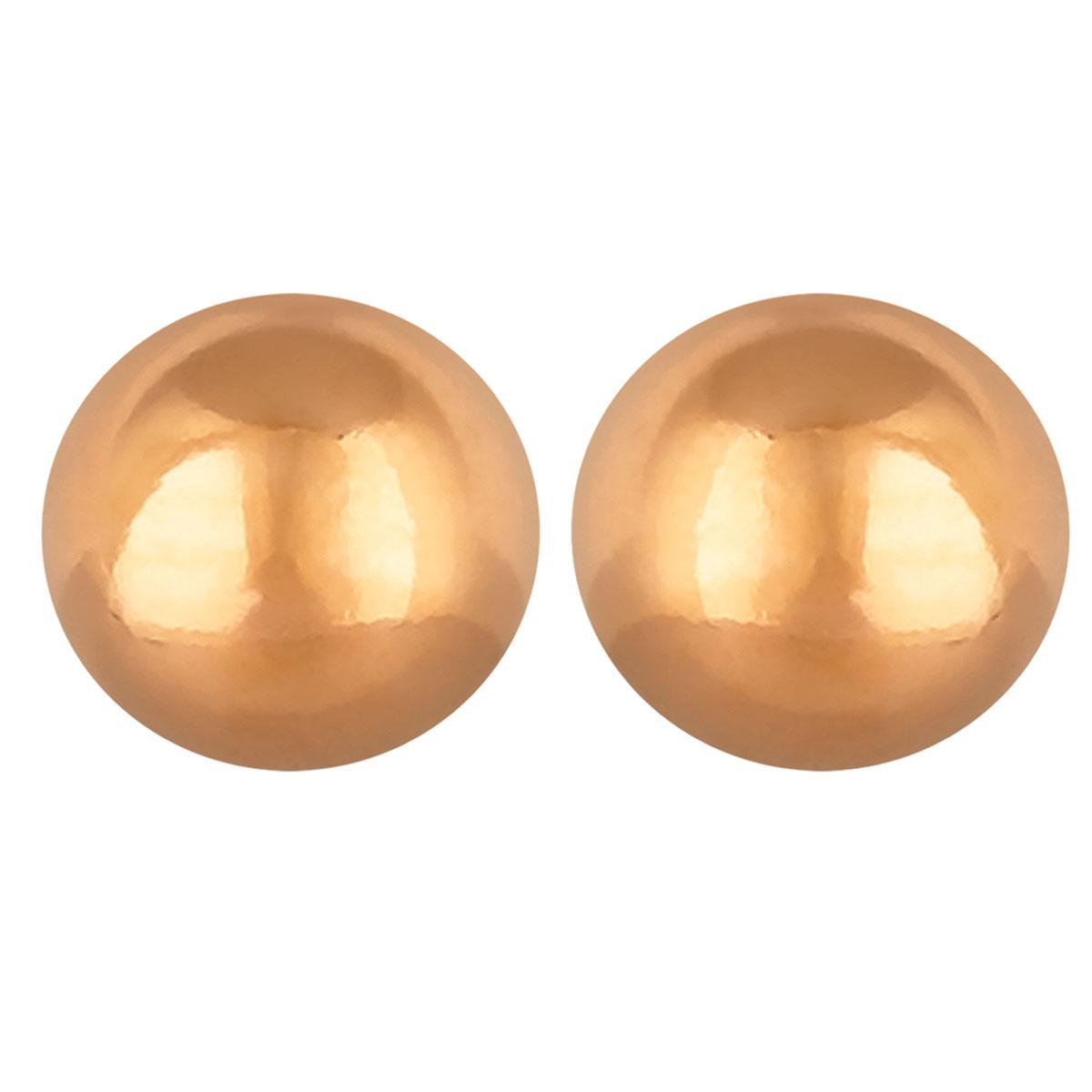 

Les Trésors De Lily [R4860] - Boucles Acier Billes rosé (gold pink) - 3 mm
