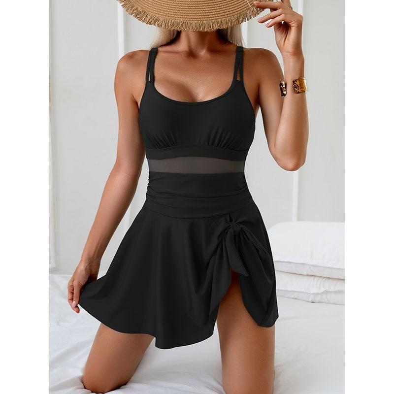 Bikini New Sense European and American One-piece Swimsuit Women Beach Skirt Swimsuit Premium