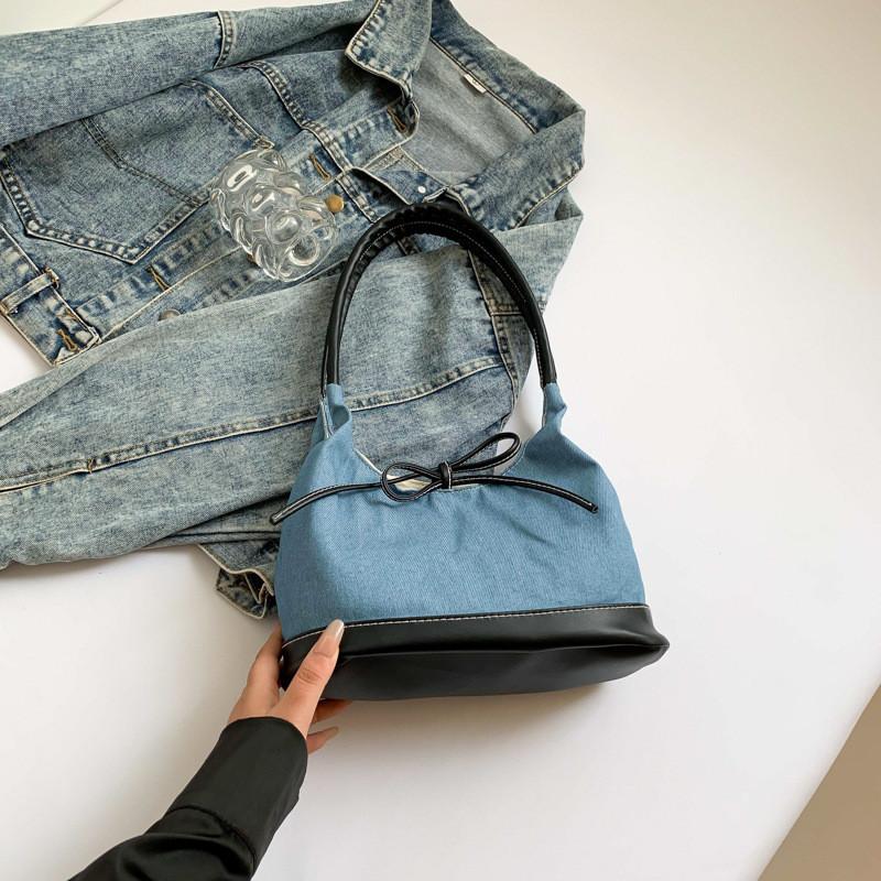 Fashionable Casual Women s Handbag With Ample Space And Durable Pu Material синий