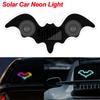 Solarbetriebenes Auto-Neonschild RGB-LED-Fensterleuchte Saugnapf Wiederaufladbar Atmende Lichter Umgebungslicht Dekorative Lampe