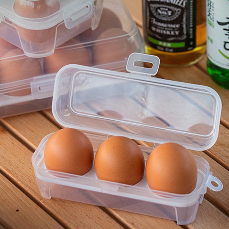 Venkovní nárazuvzdorný úložný box na vejce, přenosný kempingový nerozbitný podnos na vejce, domácí plastový ochranný box, cestovní nerozbitný