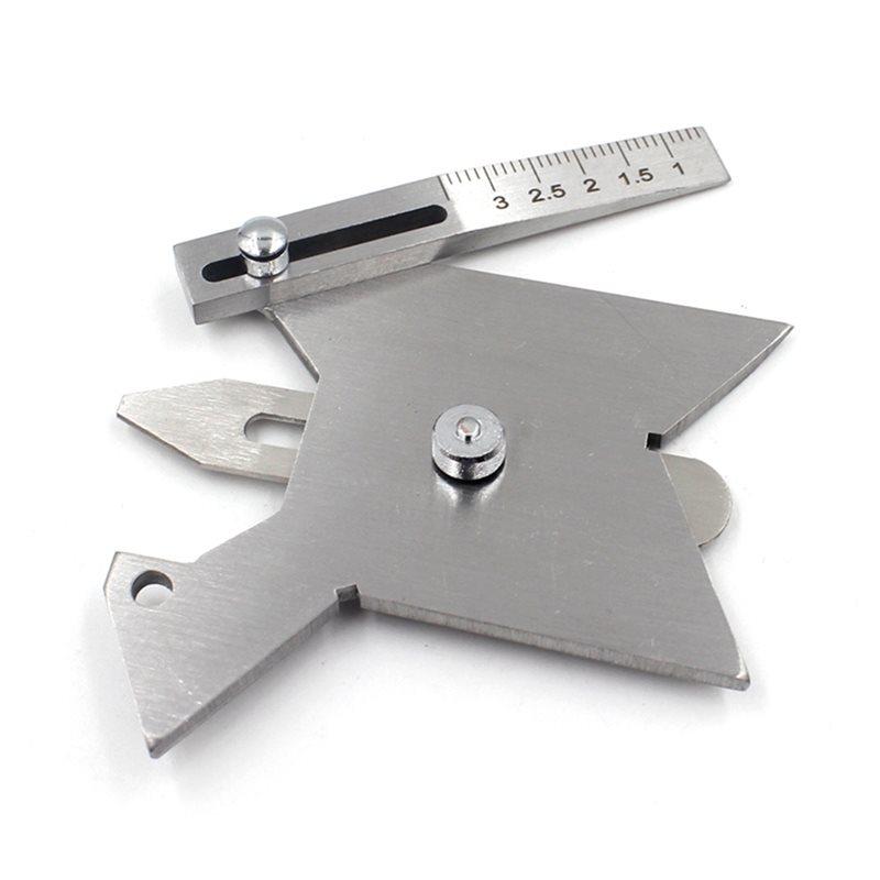 A25F-Multi-Function For Welding Gauge Inspection For Weld Seam Gauge Pit Tester Test Ulnar Ruler For Weld Width Height Measureme