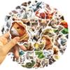 50 Cartoon Origami Animal Graffiti Stickers Guitar Notebook Suitcase DIY Waterproof Stickers