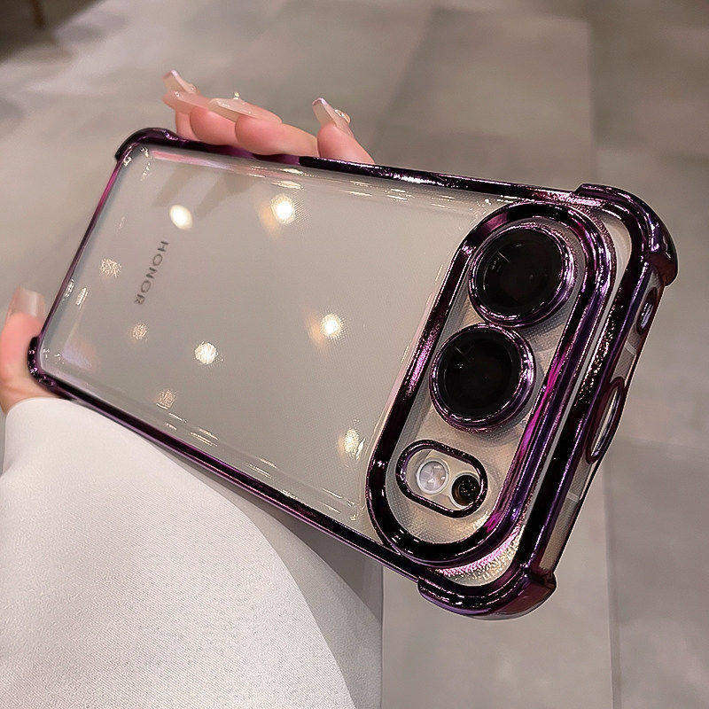 True Anti-drop Application Honor 600 Mobile Phone Case 600pro New 300 Transparent Airbag 500por Lens All-inclusive 50