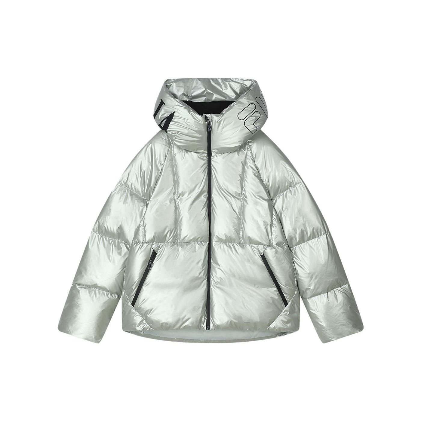 

Fila Изумрудный Логотип Принт Повседневная Пуховая Куртка с Капюшоном Женские Куртки Светло-Бамбуково-Зеленый F11W344914F-LG M