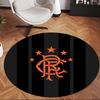 Rangers Fc (33) Round Office Rug Decorative Floor Rug for Office Bedroom Living Room and Home Space