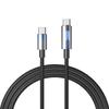 100W Fast Charging Type-C Braided Cable with Digital Display, Compatible with Huawei, Android, Apple Devices