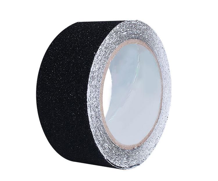 Heavy-Duty Black Waterproof PVC Anti-Slip Tape, 5cm X 5m, Suitable for Stairs, Boats, Steps, Skateboards, Indoor & Outdoor