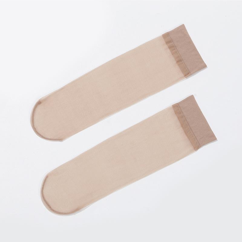 5-Pack Summer Women S Nylon Sheer Elastic Short Socks Female Sheer Stockings Ankle Silk Sock Invisible Transparent Toe Ultrathin Full Length 27cm