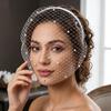 Pearl Bride Veils Rhinestone Wedding Headband Bride Headdress Birdcage Veil  Bridal Party