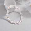 Bohemian Style Rice Bead Flower Mixed with Pearl Women's Beach Anklet