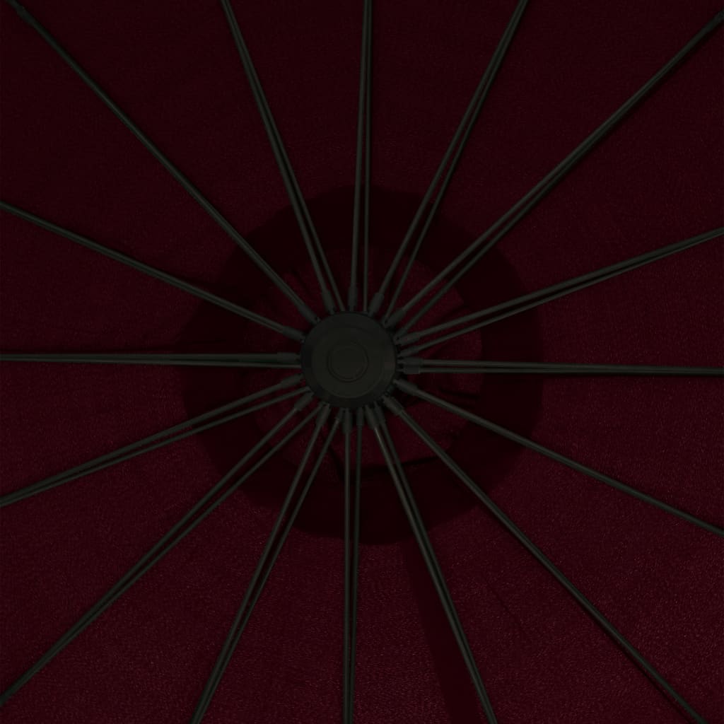 Umbrella Burgundy Red 3 M Aluminum Mast