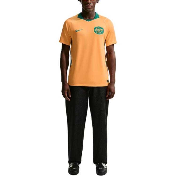 Nike Australia 2026 Stadium Home Sport Gold/Mystic Green/Sail/Mystic Green Men Tops Yellow IB5256-704