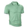 European and American Men's Summer Loose Lapel Short-sleeved T-shirt Casual Clothing