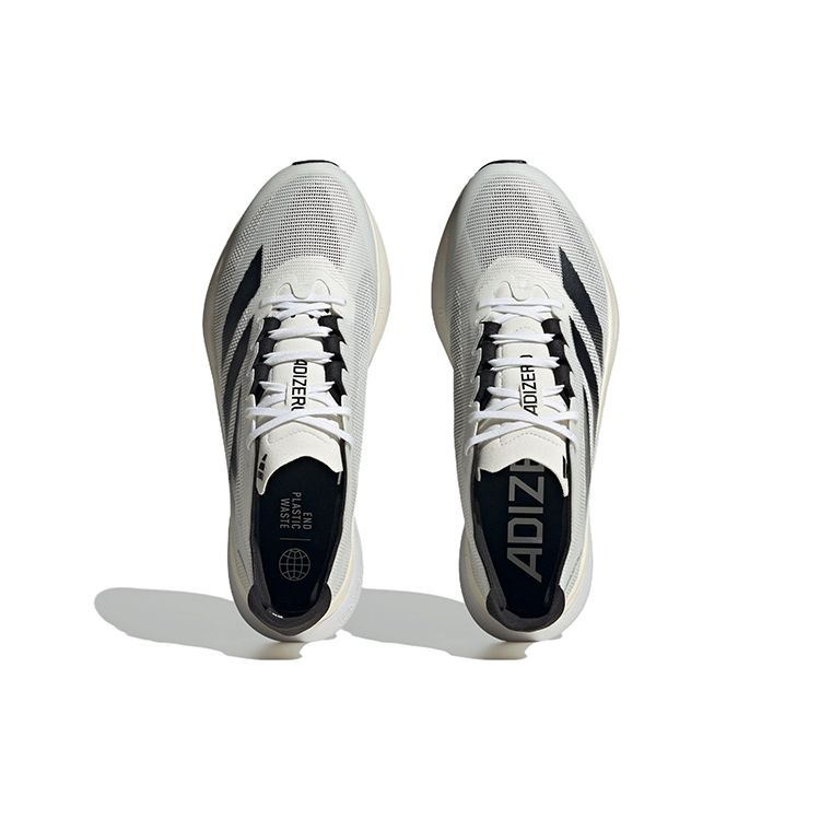 Adidas Adizero Boston 12 White Night Metallic Unisex Sneakers Cloud-White Core-Black ID4236